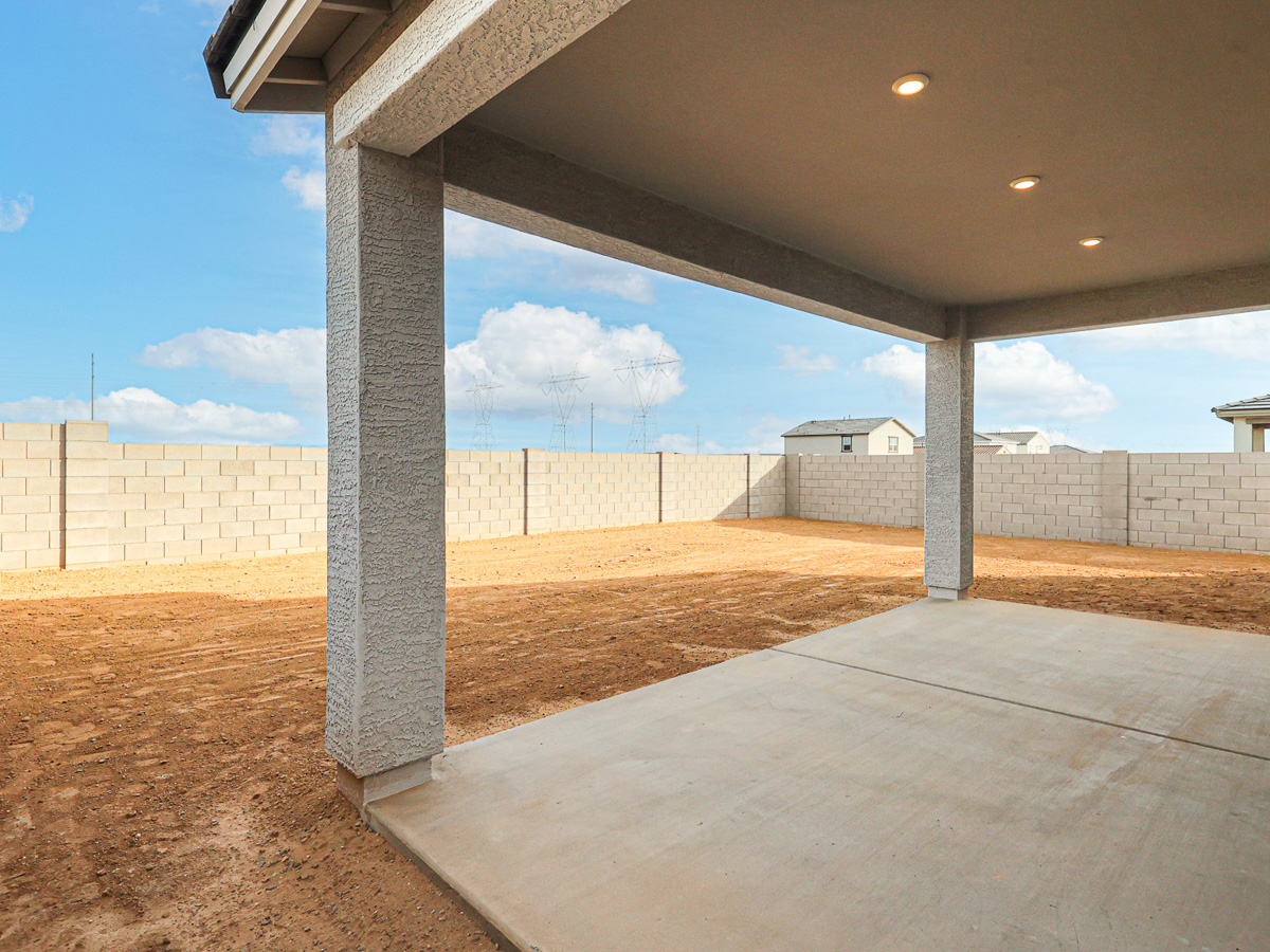 A concrete structure with a fence around it.