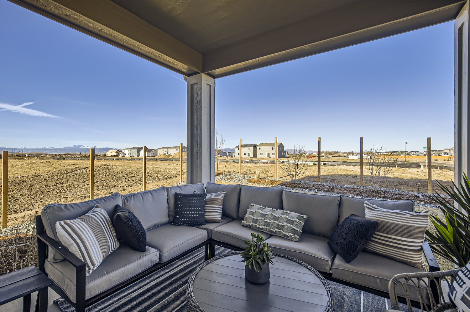 A couch with pillows and pillows.