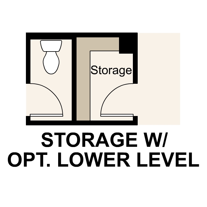 Logo, company name. Lanner Floorplan, Upper Level Option