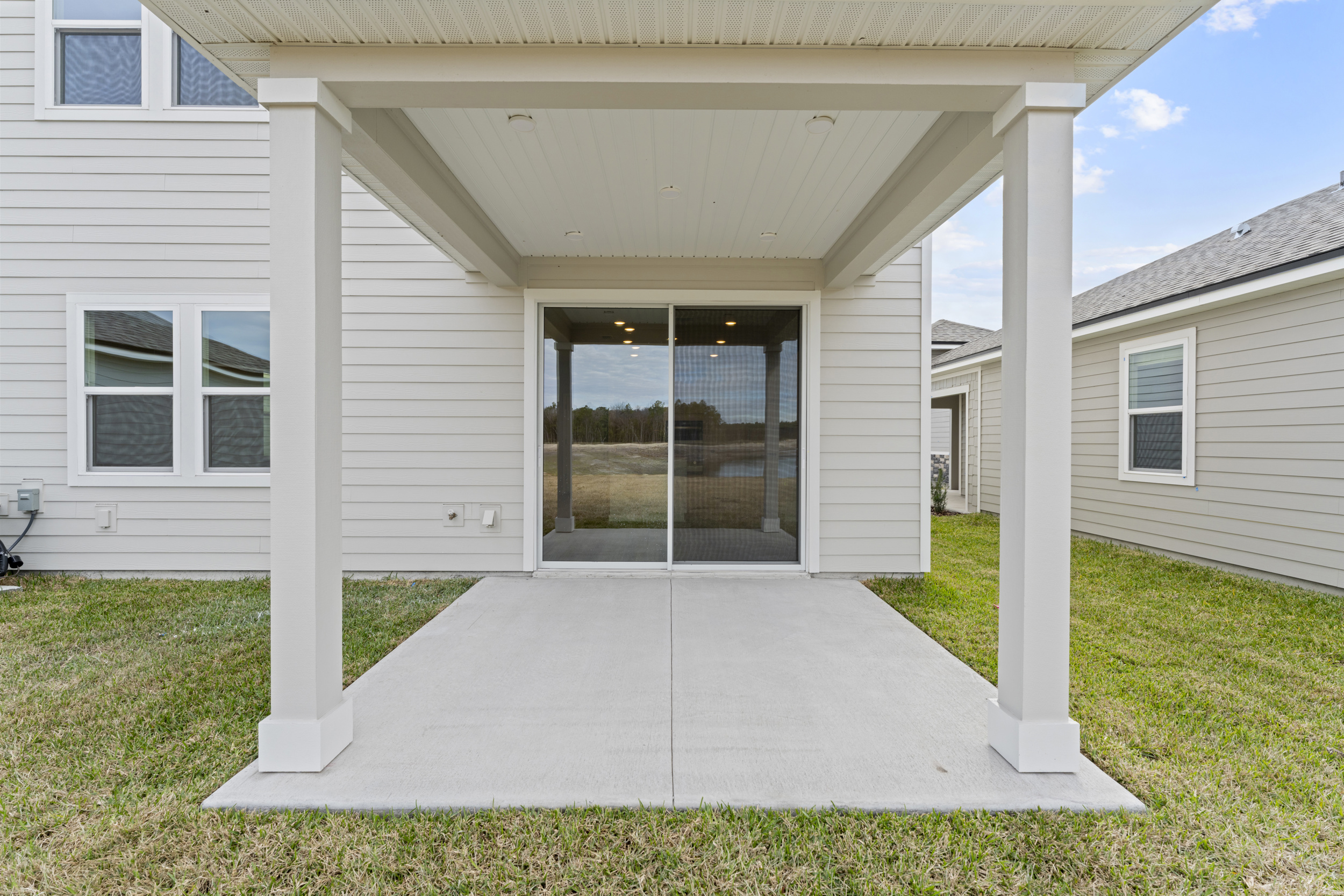 Lot 141 Covered Patio at The Preserve at Camden Woods