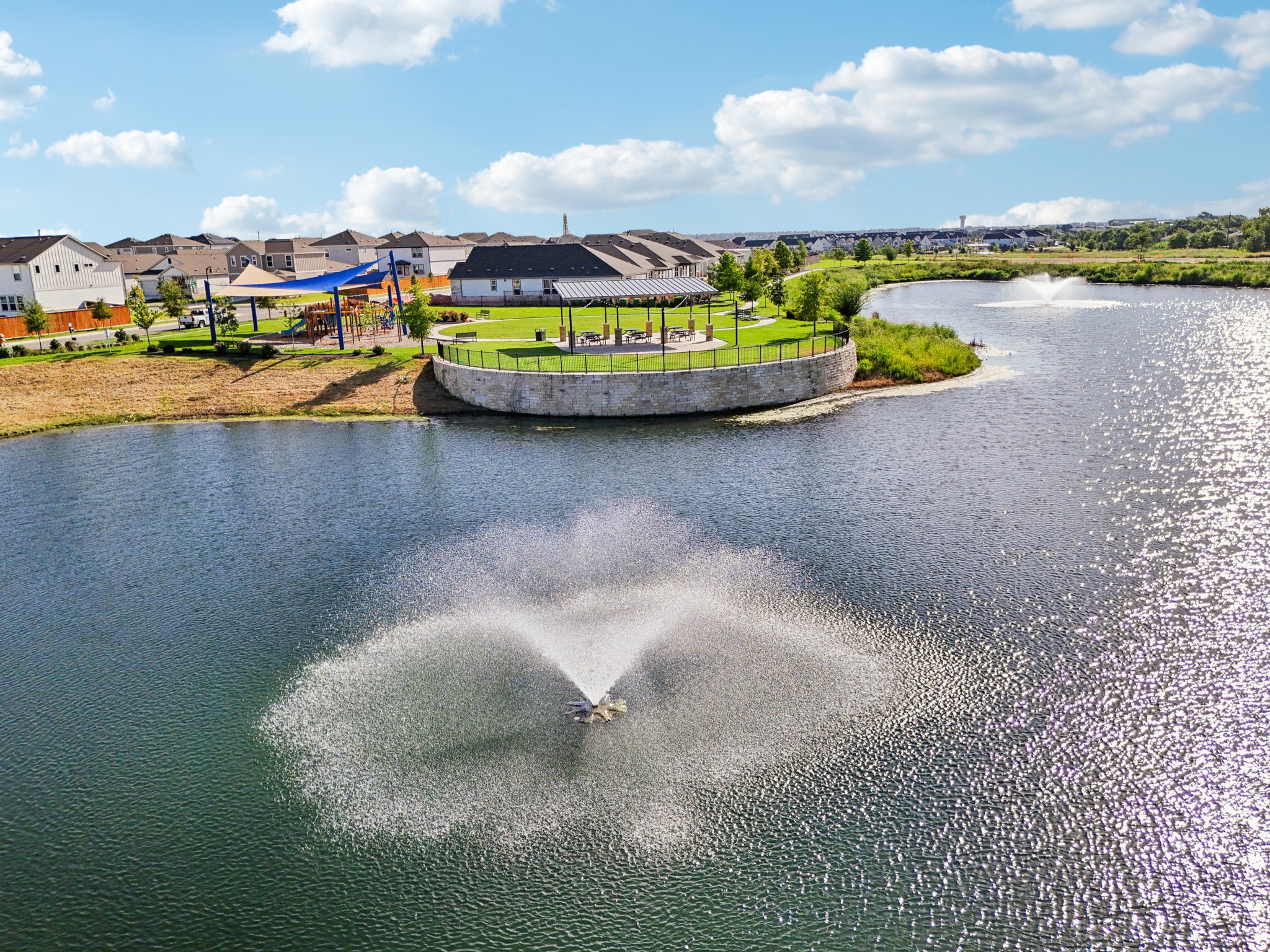 A boat on the water.