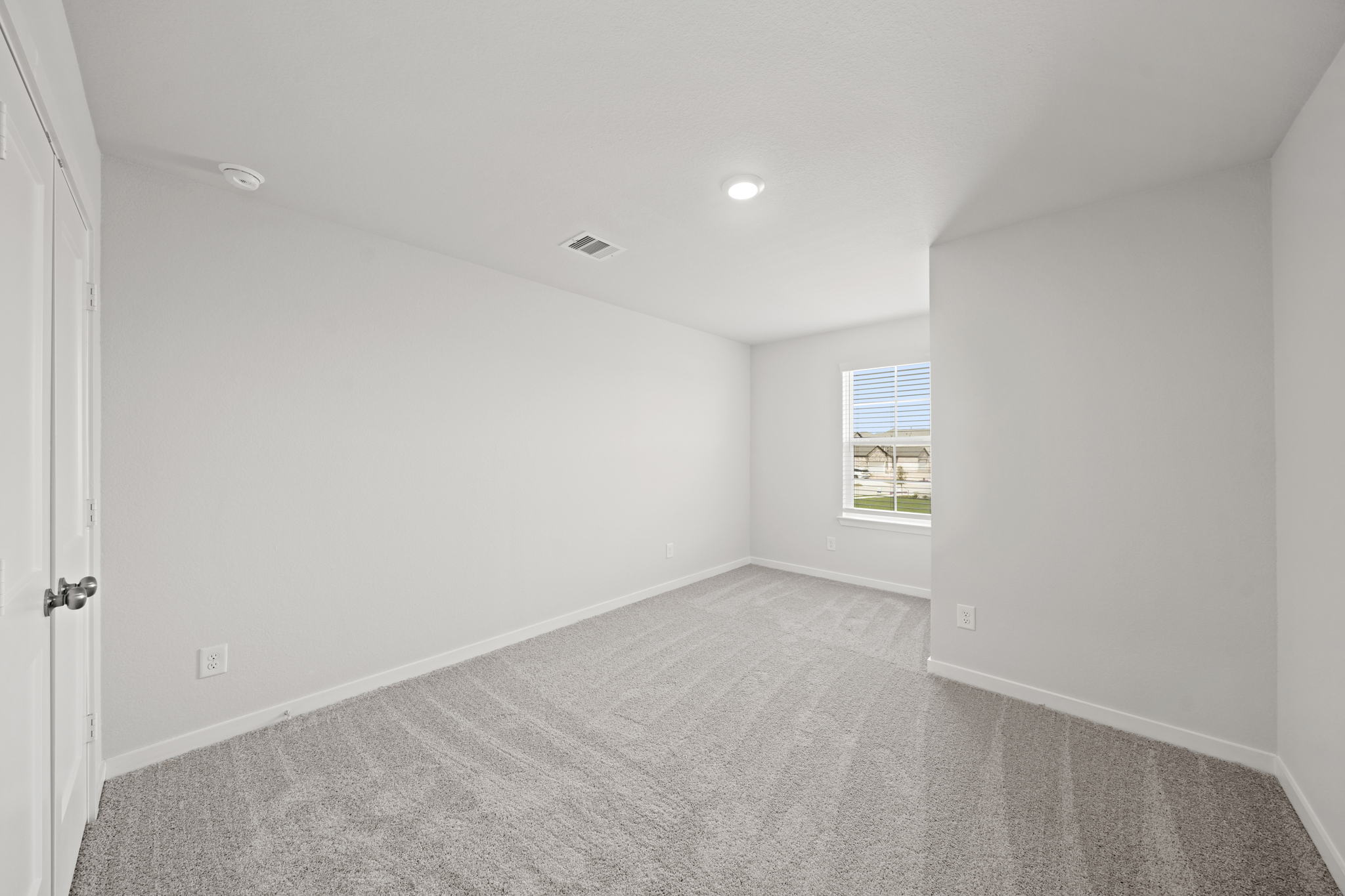 A room with white walls.